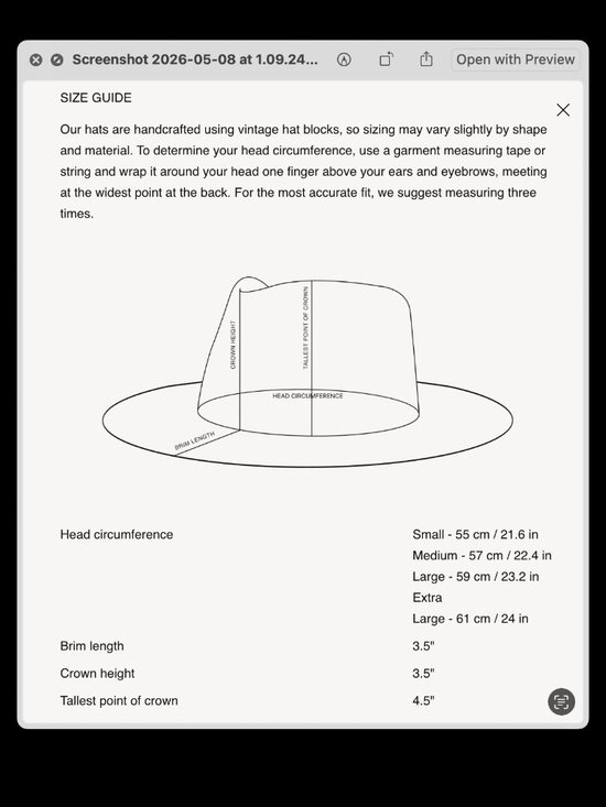 Janessa Leone Sherman Straw Hat